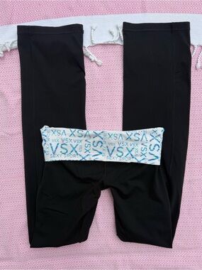 2000s Victorias Secret Foldover Flare Leggings